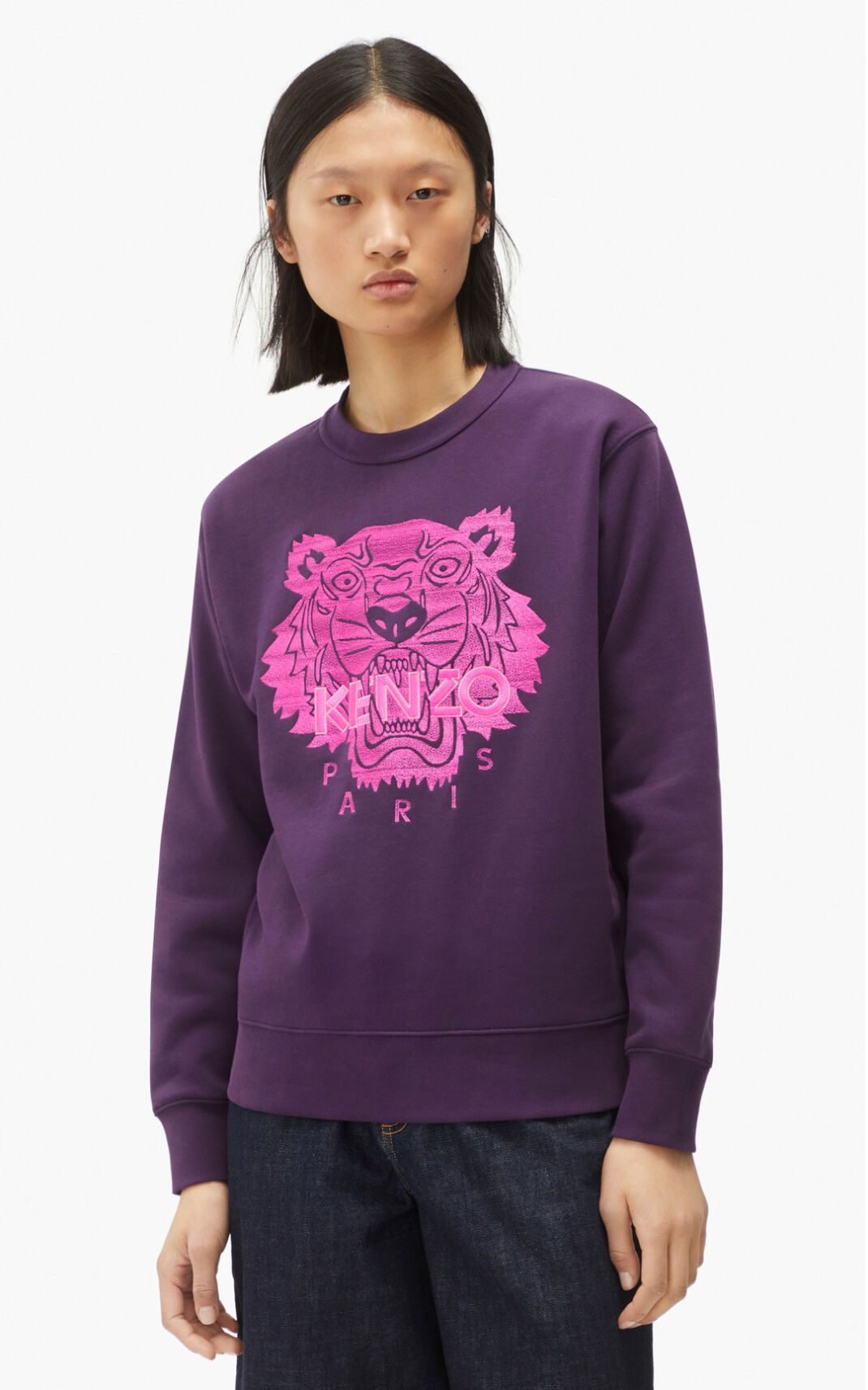 Sweat Kenzo Femme Tiger Violette JDXTP-0549